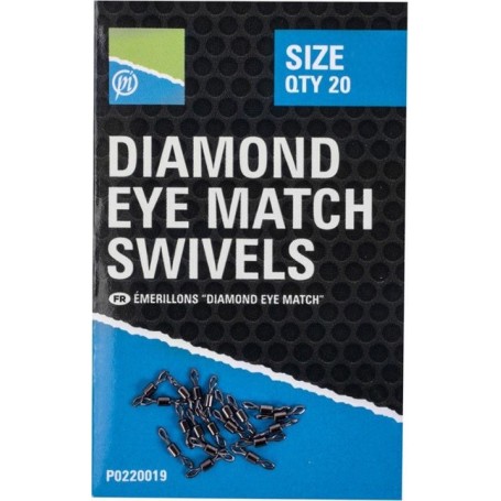 Preston Diamond Eye Match Swivels