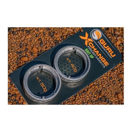 Guru X-Change Bait Up Feeder Weights 40g + 50g