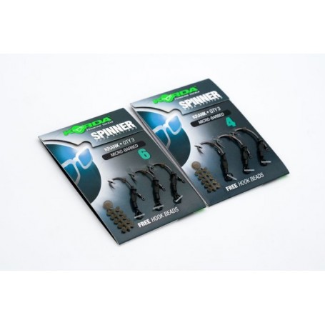 Korda Spinner Krank Hook Sections Micro Barbed