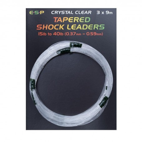 Tapered Shock Leader Crystal Clear