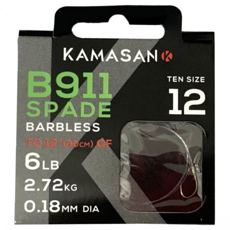 Kamasan B911 Spade Barbless HTN