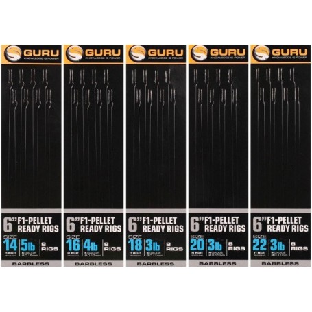 Guru 6" F1 Pellet Ready Rigs