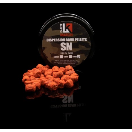 Karper Match Dispersion Band Pellets Spicy Nut