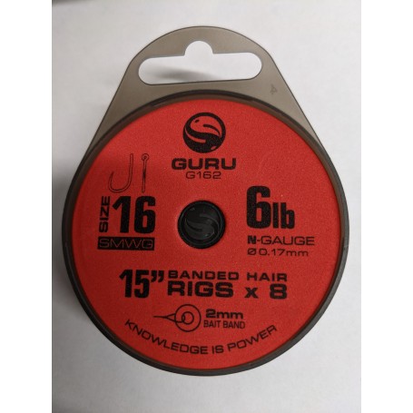 Guru SMWG 15" Banded Hair Rigs