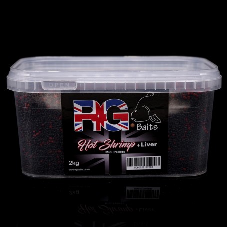 RG Baits Hot Shrimp + Liver PVA Bag Mix