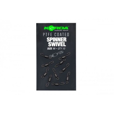 Korda PTFE Coated Spinner Swivel Size 11