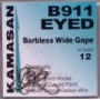 Kamasan B911 Eyed wide gape swept point Barbless