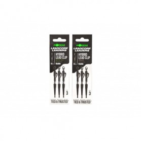 Korda Kable Leadcore Leaders Hybrid Leadclip 50cm