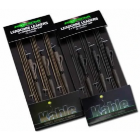 Korda Leadcore Leaders 3 x Hybrid Lead Clip QC Swivel