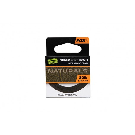 Fox Edges Naturals Super Soft Sinking Braid