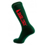 Skeetex North Pole Sock Green / Red