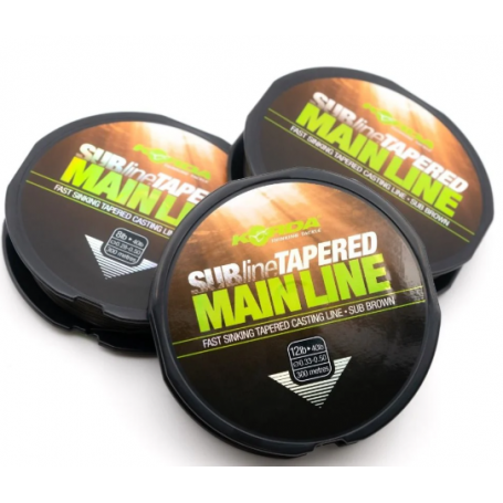 Korda Subline Tapered Mainline 300m 8lb - 40lb