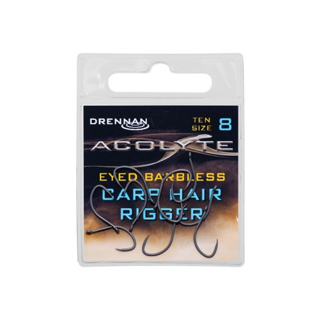 Drennan Acolyte Carp Hair Rigger Eyed Barbless