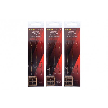ESP PVA Bag Rigs Barbed