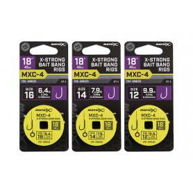 Matrix MXC-4 X-Strong Bait Band Rigs 18 Inch