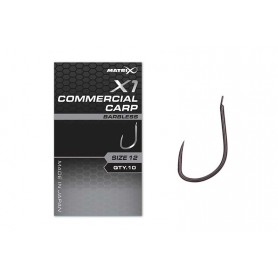 Matrix X1 Commercial Carp Barbless Hook