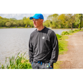 Preston Black Minimal Sweatshirt