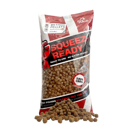 Fjuka Squeez Ready 4mm Method Pellets Natural