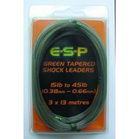 E.S.P Green Tapered Shock Leader