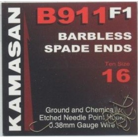 Kamasan B911 F1 Wide Gape Spade End Barbless