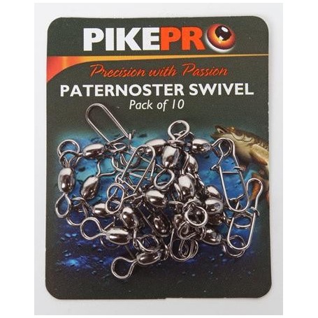 PIKEPRO PATERNOSTER SWIVEL (10 pack)