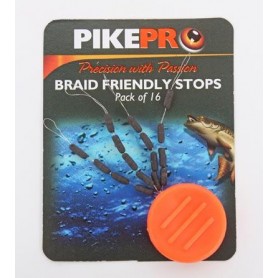 PIKEPRO BRAID FRIENDLY STOPS (pack of 16)