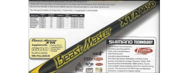 Shimano Beastmaster XTA Pro 1600